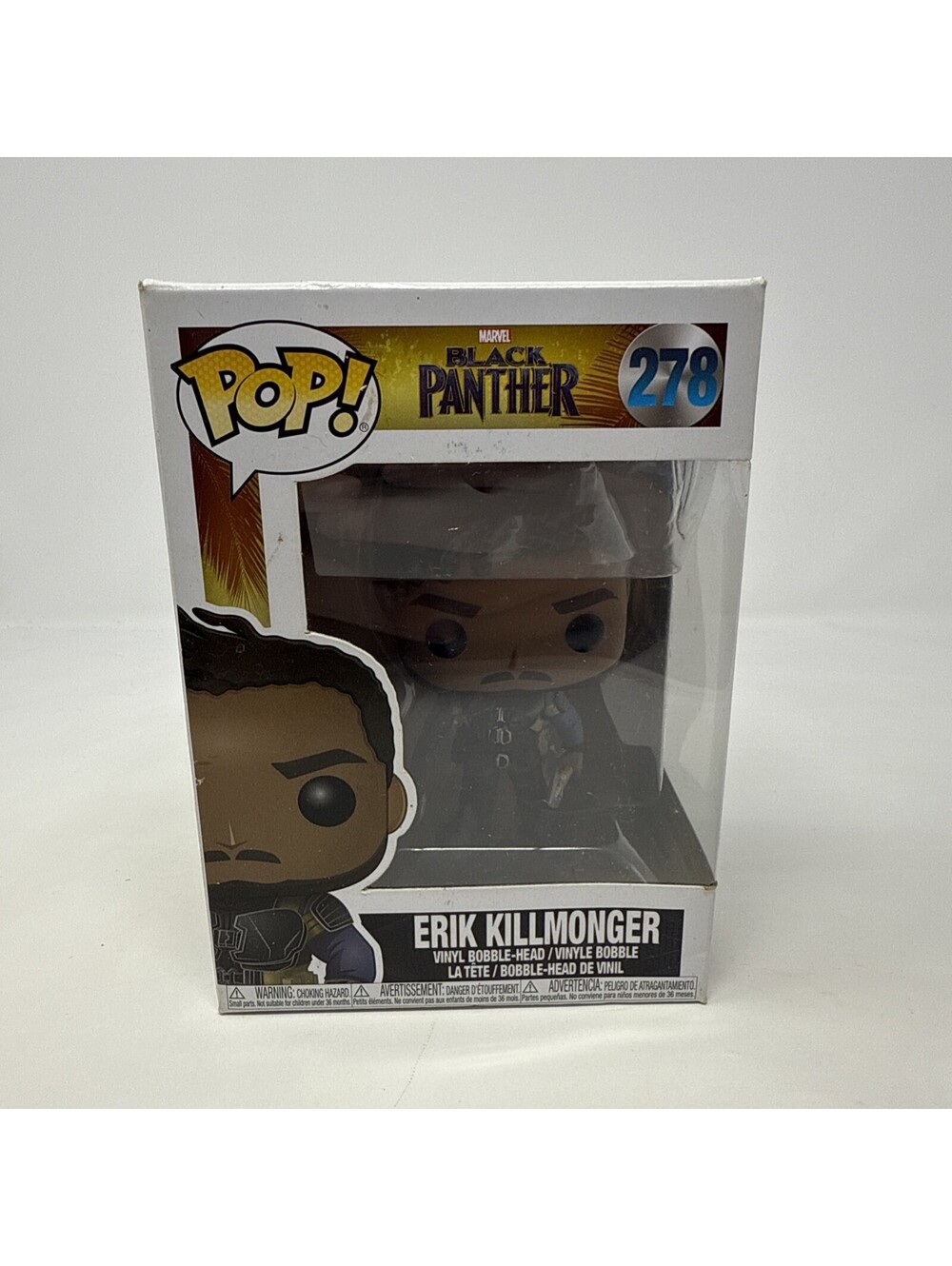 Funko Pop! Vinyl: Marvel Black Panther Erik Killmonger #278